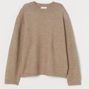 H&M knit sweater in tan (picture), gray, and cream